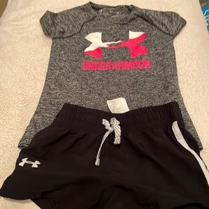 Under armour youth small set